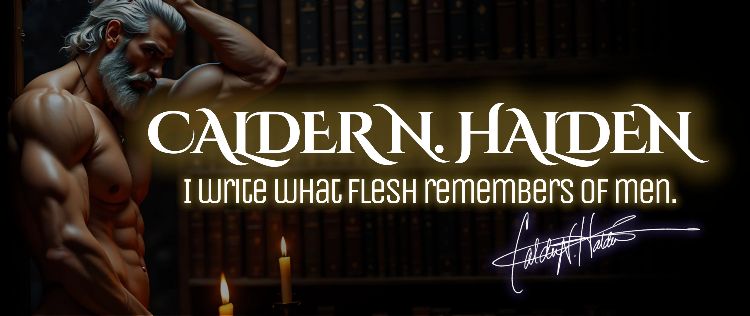 Calder N. Halden — Author Banner